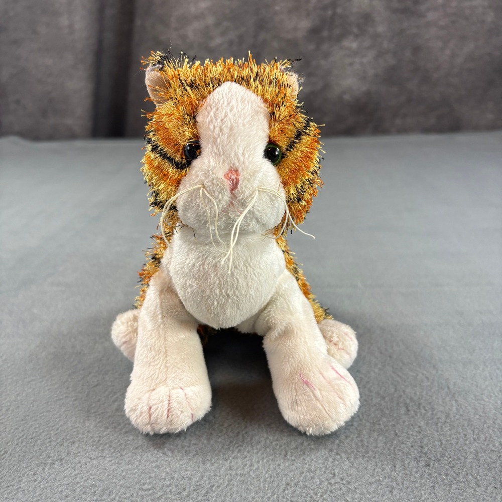 Ganz Webkinz Bengal Tiger Plush Stuffed Animal Orange Black Striped Cat HS102